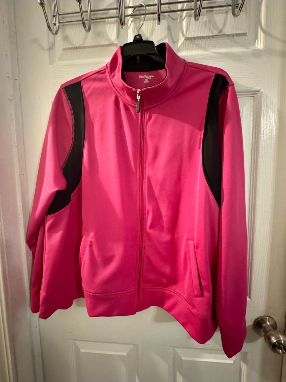 Kim Rogers Pink Jacket with Black Panels